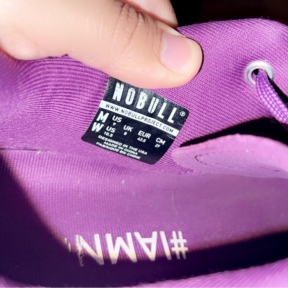 NOBULL PROJECT Low Top Purple Trainer Sneaker - Picture 10 of 10